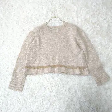 TOYO TAKASE 긴팔 크롭 니트 9 양모 알파카 일본제