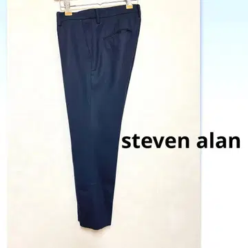 steven alan 네이비 울 슬랙스