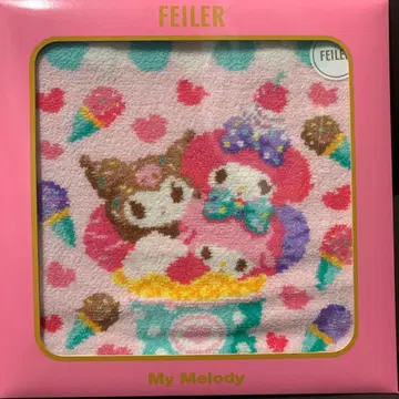 미사용 페이 쿠로미 마이멜로디 타월 손수건