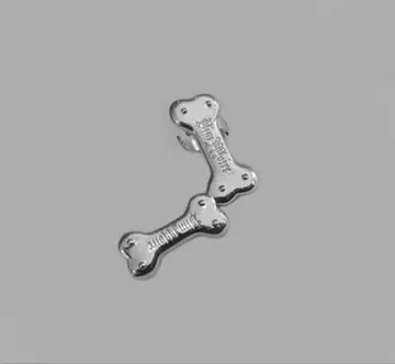 DimMoire 디무아르 뼈 모양 귀걸이 Silver 16G