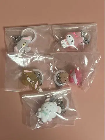 산리오 윳토메지루시 액세서리 후와후와 스노우