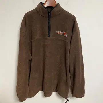 NFL CLEVELAND BROWNS 플리스 자켓 브라운 2XL