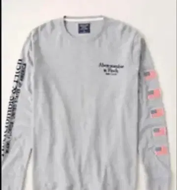 새상품 Abercrombie & Fitch 긴팔 셔츠 그레이