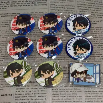 에치젠 료마 캔뱃지 9개 세트