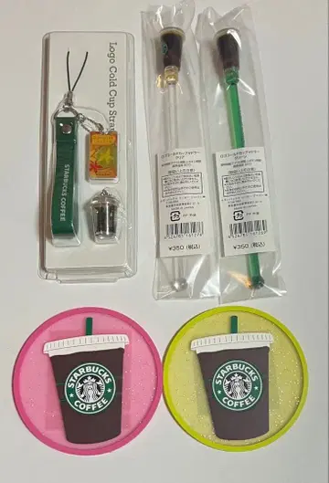 스타벅스 코스터 마들렌 스트랩 5종 세트