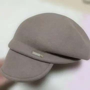 카시라 베이지 울 헌팅 캡