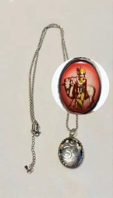 밤 슈나 옴 목걸이 펜던트 힌두교 후지이 카제