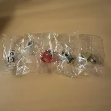 스누피 가챠 메지루시 액세서리 5종 세트 세미 컴프