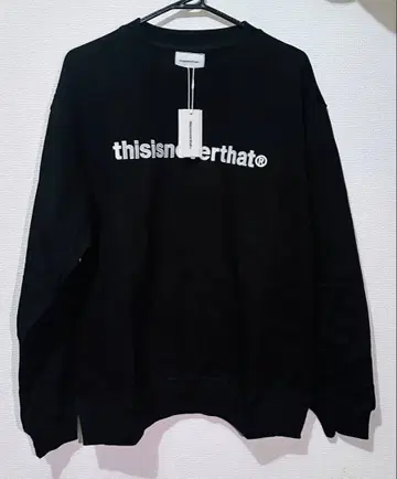 thisisneverthat 블랙 맨투맨 L 사이즈