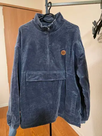 네이비 하프 지퍼 트레이닝복 NEW YORK BURST