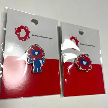 EXPO2025 미야쿠미야쿠 핀 배지 06과 페이스 핀즈 만박