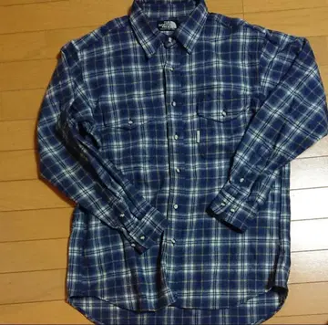 THE NORTH FACE 플란넬 셔츠 네이비/체크