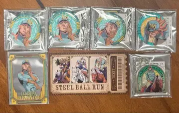 점페스 JF26 죠죠 디에고 캔뱃지 클리어 카드 아크릴 키링