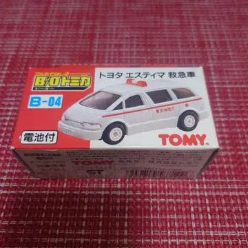 단종 레어 B/O 토미카 도요타 에스티마 구급차 일본제