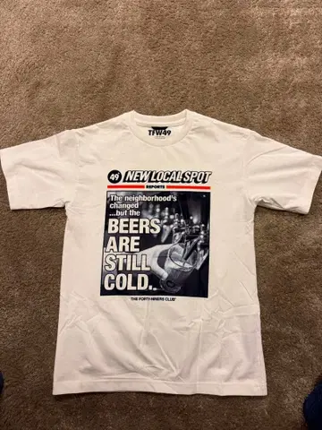 TFW49 맥주 그래픽 티셔츠 S 사이즈