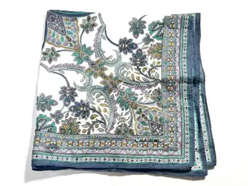 LANSEL 페이즐리 무늬 스카프 90cm