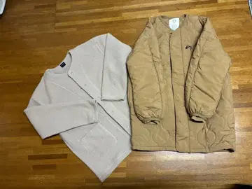 워크맨의 보아 플리스 & 퀼팅 코트 2종 세트