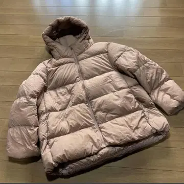 UNIQLO 울트라 라이트 다운 후드티 XL 베이지