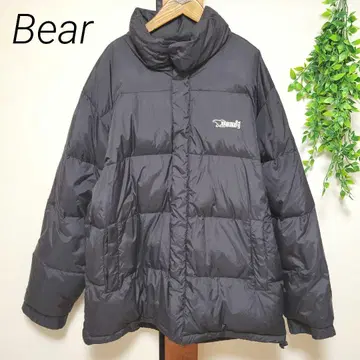 베어 다운 자켓 LL 사이즈 블랙 블랙 USA XL