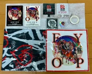 B'z FYOP 회장 한정 가챠 7종 + 스티커 2종 (나고야 오사카)