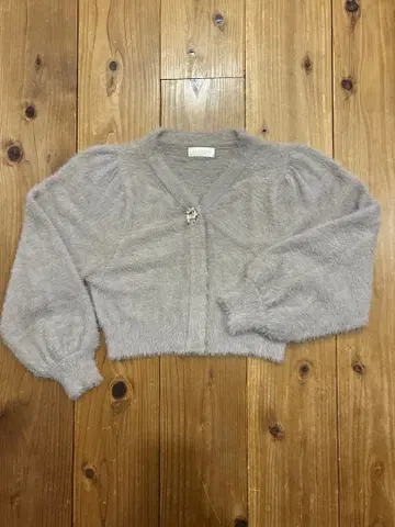 An MILLE 안미르 샤기 가디건 베이지