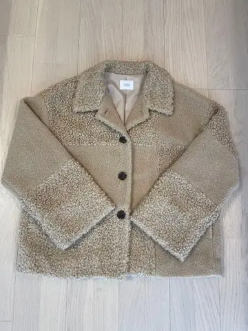 로리즈팜 패치워크 보아 블루종