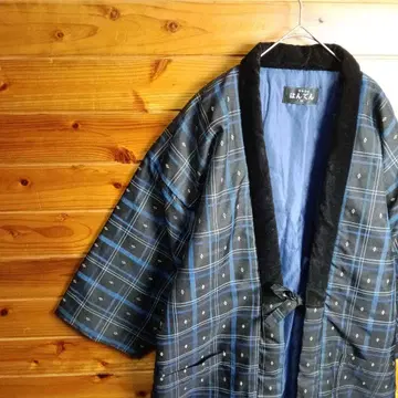 반텐 반텐 반텐 반텐 한텐 도테라 짱짱코 체크 블랙 파랑 M