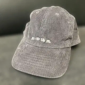 후지이 카제 조상상무 그레이 코듀로이 캡