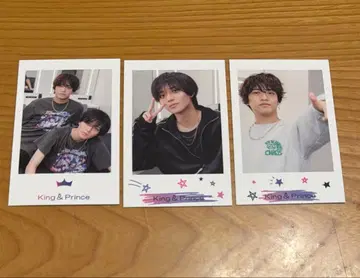 King&Prince Re:ERA 폴라로이드풍 트레이딩 카드 3종 세트