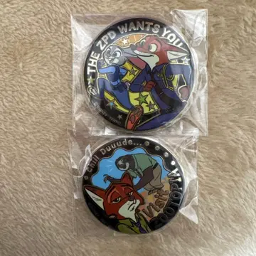 ZPD 캐릭터 캔뱃지 2개 세트