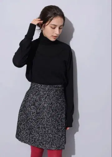 Arpege story 루프 트위드 미니 스코트 S