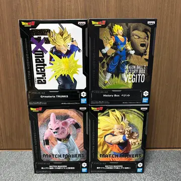 드래곤볼 피규어 세트 베지트 손오공 트렁크 마인 부우