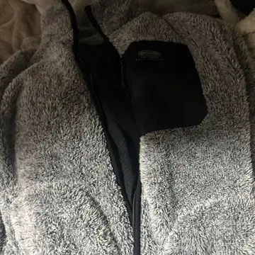 그레이 플리스 자켓 L 사이즈