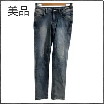 슬림핏 워시드 데님 빈티지 한국 y2k 스테디셀러 색빠짐