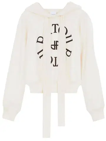 PATOU 후드티 화이트 XS