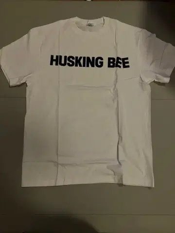 HUSKING BEE 화이트 T셔츠