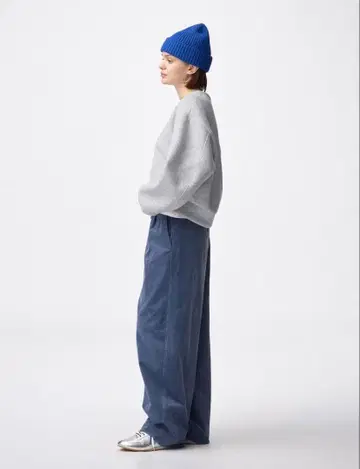 코듀로이 배럴 레그 이지 팬츠