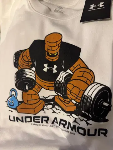 UNDER ARMOUR 캐릭터T셔츠 화이트