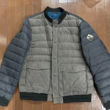 ETRO 에트로 다운 자켓 그레이 네이비 3XL