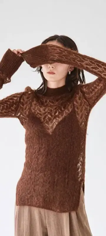 투데이풀 TODAYFUL 택 포함 새상품 시어 레이스 니트