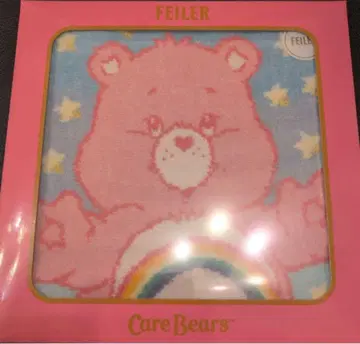 페이러 케어베어 치어베어 스타 타월 손수건 PLAZA 한정판