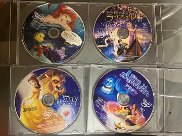 [새상품급] 디즈니 프린세스 4작품 MovieNEX DVD만