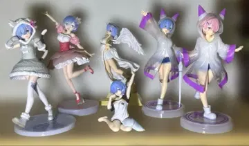 [ 무료배송 ] 리제로 피규어 6세트