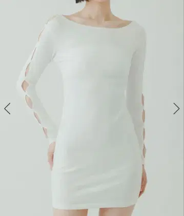 [ yo BIOTOP ] 오픈 슬리브 코튼 미니 드레스