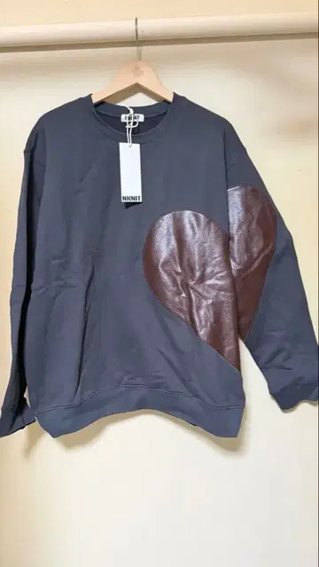 NKNIT Heart pattern pullover sweat 하트