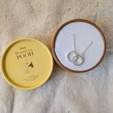 곰돌이 푸 실버 골드 반지 목걸이