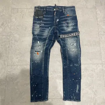 DSQUARED2 페인트 가공 데님 팬츠 택 포함 새상품