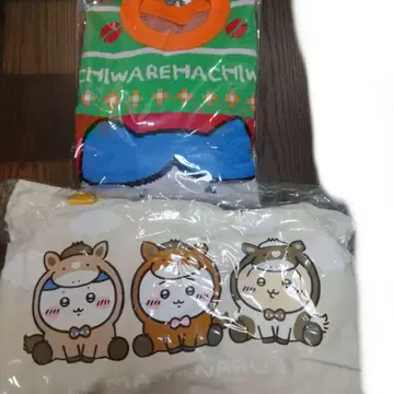 치이카와 해피백 & 세븐일레븐 하치와레 스웨터 [새상품 미사용]