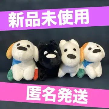 마츠이 STUFFED TOY 봉제 인형 개 강아지 가챠 4개 세트