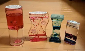 물시계 슬라임 오일 타이머 등 4종 세트